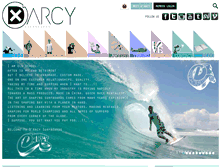 Tablet Screenshot of darcysurfboards.com